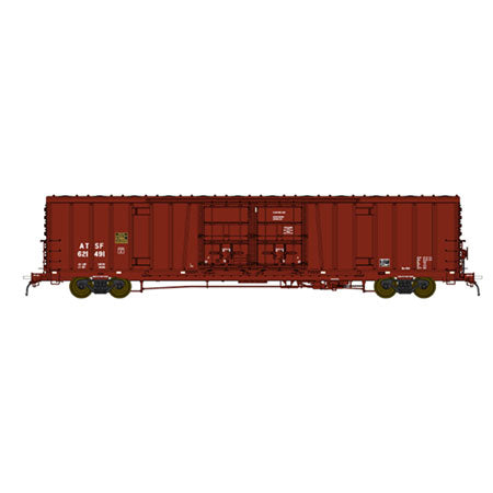 BLMA Models 18012 N Santa Fe Bx-166 60' Double Door Beer Car Boxcar #621566