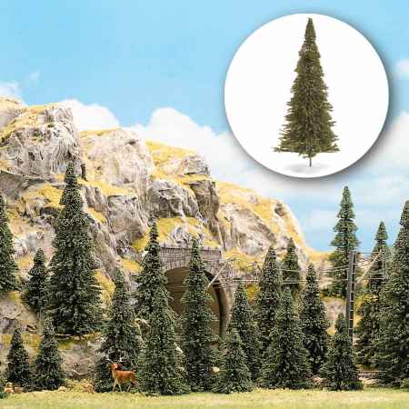 Busch 6470 HO/O Pine Trees (Pack of 15)