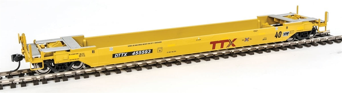 Walthers 920-109115 HO DTTX Rebuilt All-Purpose 40' Well Car RTR #455593