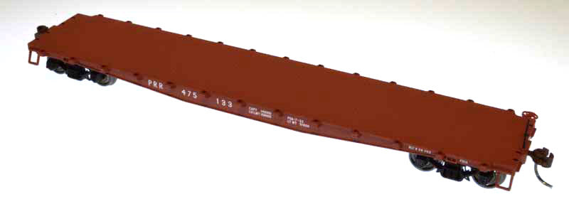 Bowser 41417 HO Pennsylvania Railroad 1960's Scheme F30a 50' Flat Car #475142
