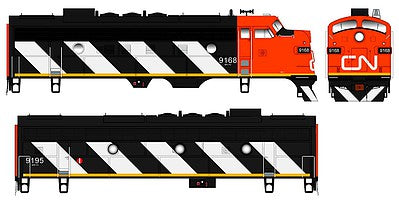 Bowser 24043 HO Canadian National F7A/B Diesel Loco LokSound/DCC #9154 & #9197