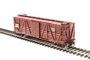 Broadway Limited 4563 HO ATSF Oxide Red Stock Car with Sheep Sounds