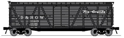 Broadway Limited 4568 HO D&RGW K7 Stock Car with Chicken Sounds
