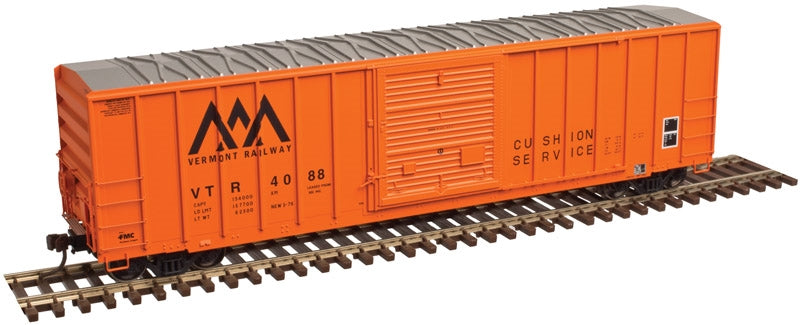 Atlas 50003445 N Vermont Railway FMC 5077 Single Door Box Car (Orange) #4139