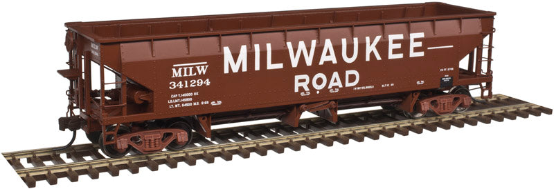 Atlas 20004563 HO Milwaukee Billboard Scheme 70 Ton Hart Ballast Car #341294