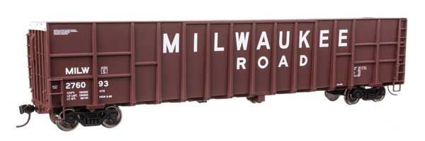 Walthers Mainline 910-6118 HO Scale 61' Wood Chip Gondola MILW #276093