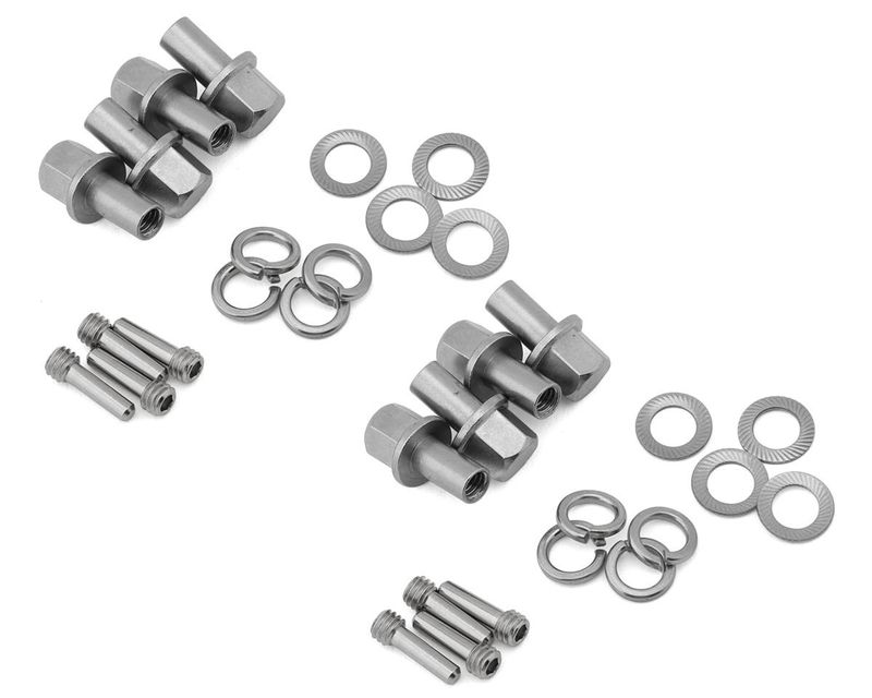 Treal Hobby Brass Extended Wheel Hub Hardware for Traxxas TRX-4 (+10mm)