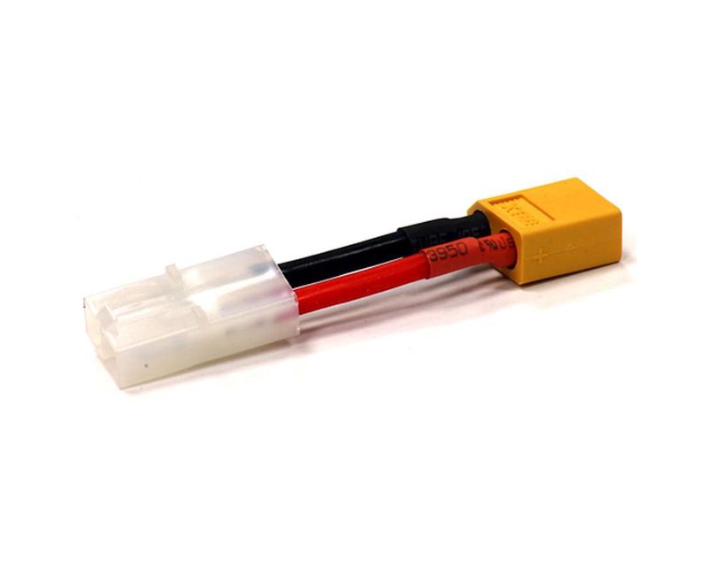 Integy Team Integy Battery Connector Adapter (XT60 Male to Tamiya Female)