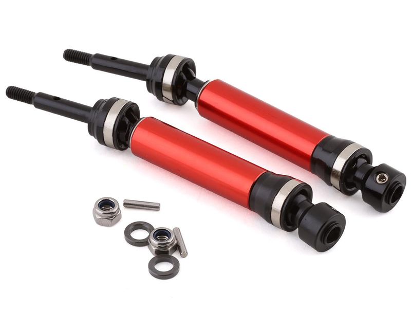 Integy Team Integy XHD Steel Rear Universal Driveshaft (Red) (2)