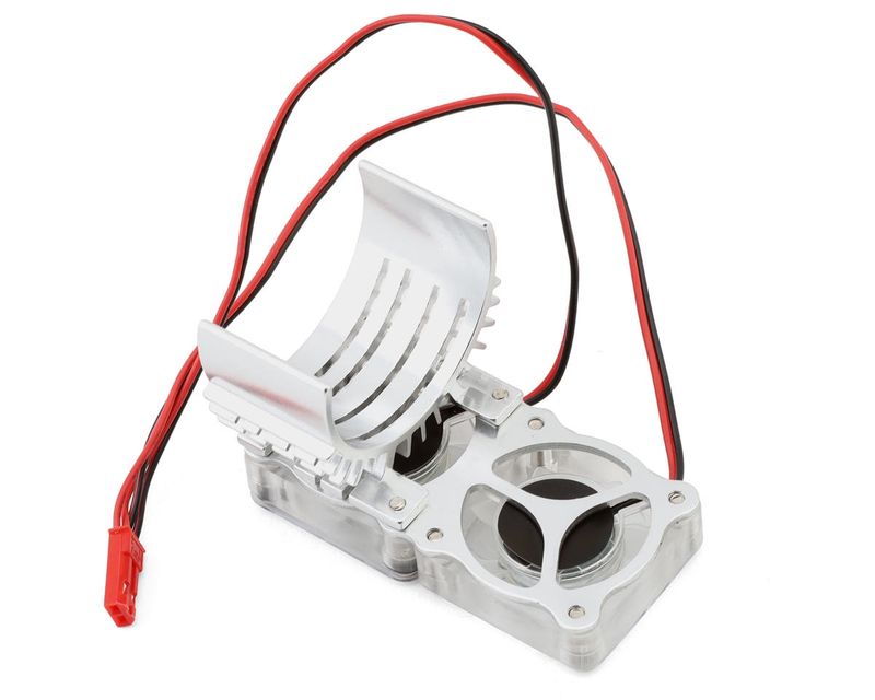 Integy Team Integy Motor Heatsink w/Twin Fan for Traxxas Slash 4x4 (Silver)