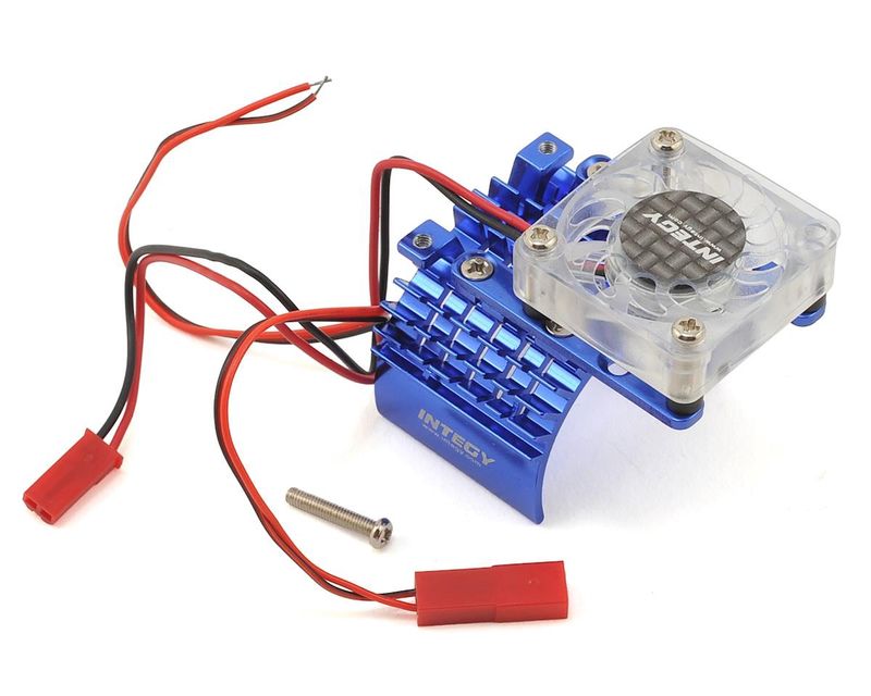 Integy Team Integy 540/550 Motor Heatsink & Cooling Fan (Blue)