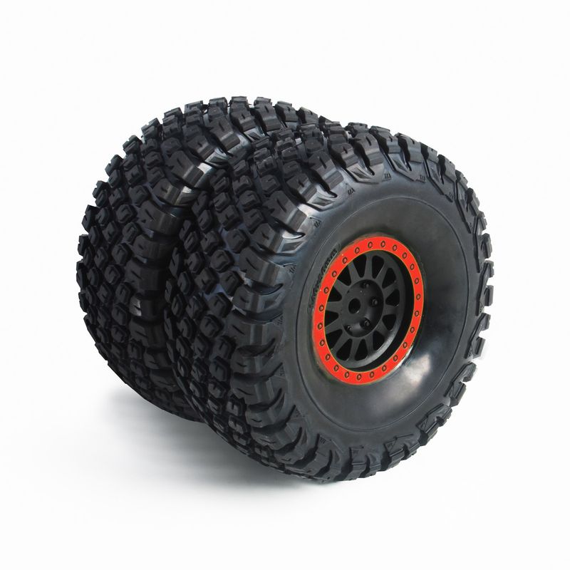 FMS Wheel and Tire Mounted (Red)