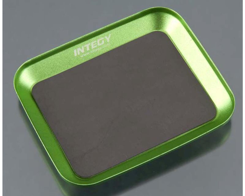 Integy Team Integy Magnetic Parts Storage Tray 88x107mm, Green