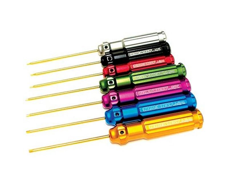 Integy Team Integy Ti-Nitride Hex Wrench Set (7) (SAE & Metric)