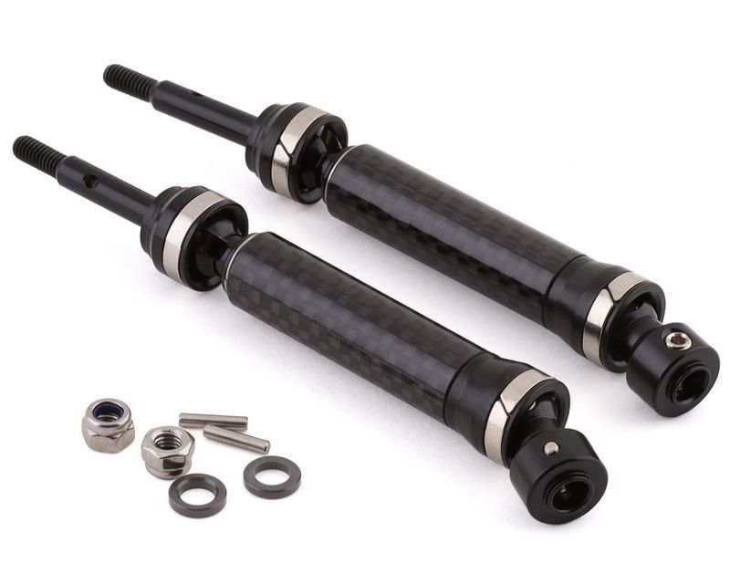 Integy Team Integy XHD Steel Rear Universal Driveshaft (Carbon) (2)