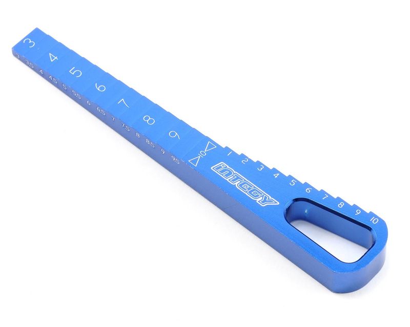 Integy Team Integy Professional Ride Height/Droop Gauge (Blue)