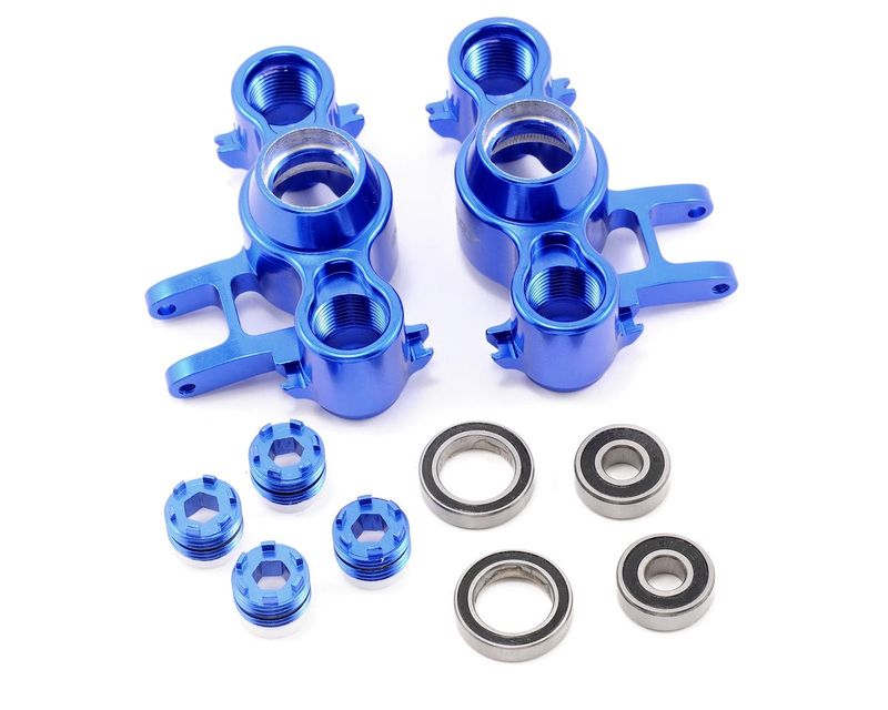 Integy Team Integy Evo3 Aluminum Steering Block Set for Traxxas Revo (Blue)