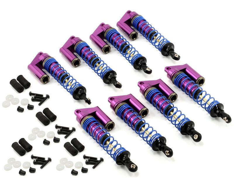 Integy Team Integy MSR4 Shock Set w/Piggyback Reservoir (Purple) (8)