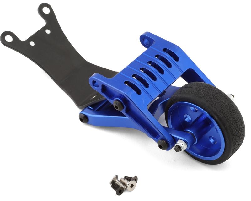 Integy Team Integy Aluminum Wheelie Bar for Traxxas Rustler/Stampede (Blue)