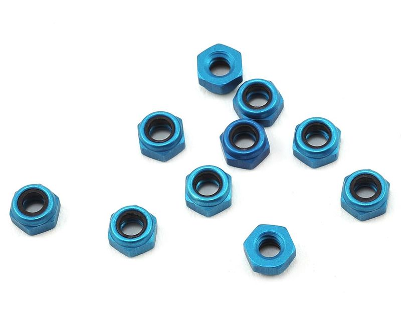 Custom Works 4-40 Aluminum Locknut (10)