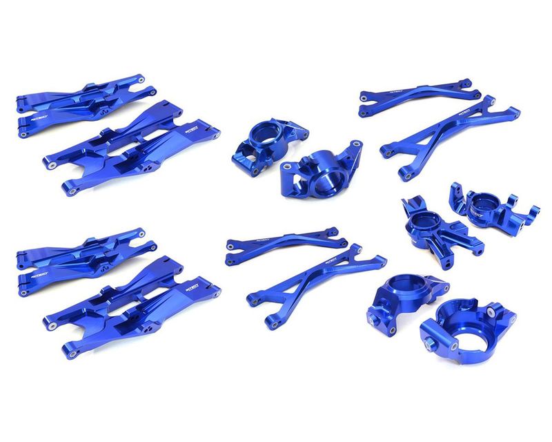 Integy Team Integy Aluminum Suspension Conversion Kit for Traxxas X-Maxx (Blue)