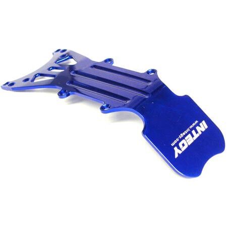 Integy Type II Front Skid Plate, Blue: TMX, EMX