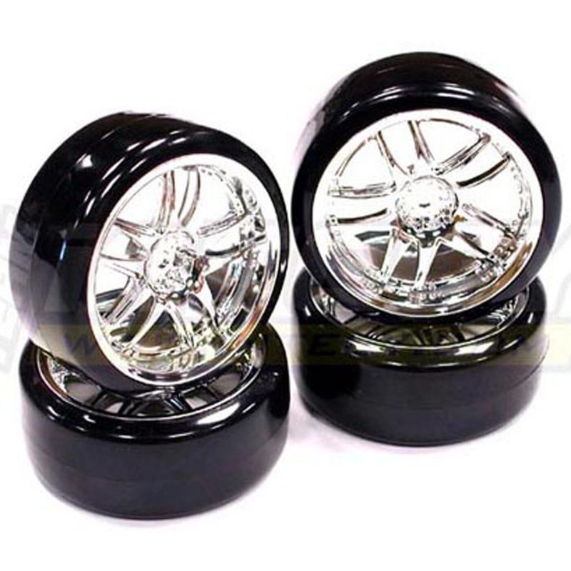 Integy Type3 Complete Whl/Tire Set(4): Drift