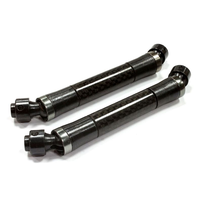 Integy HD Universal Drive Shaft (2), Carbon; Axial Wraith