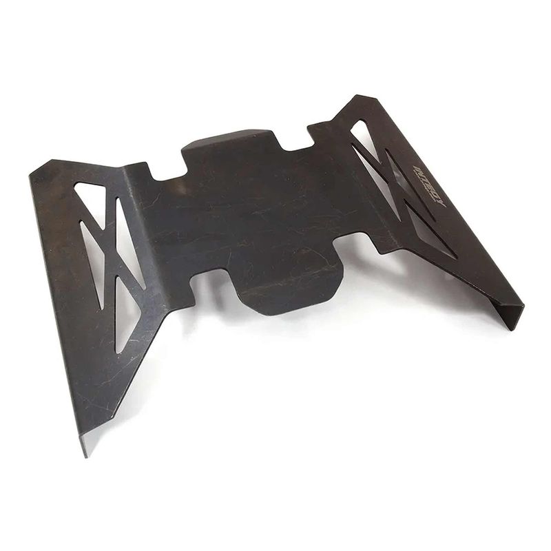Integy Carbon Steel Center Protection Skid Plate: SCX6