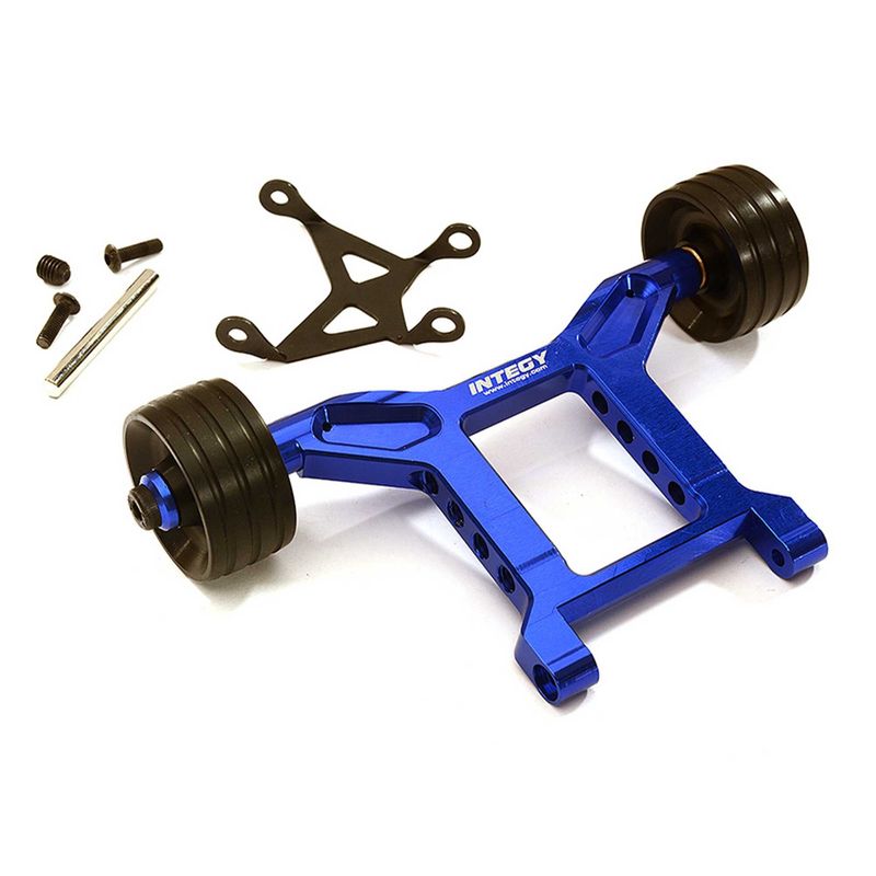 Integy Wheelie Bar for Arrma 1/10 Granite 4X4 3S BLX Blue