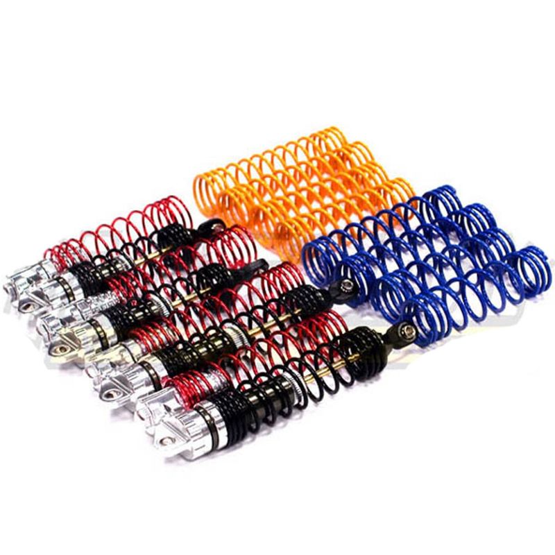 Integy XSR2 HD Piggyback Shock (4), Silver: SLH