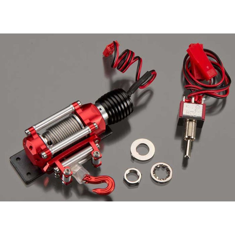 Integy Realistic Power Winch Red 1/10 Rock Crawler