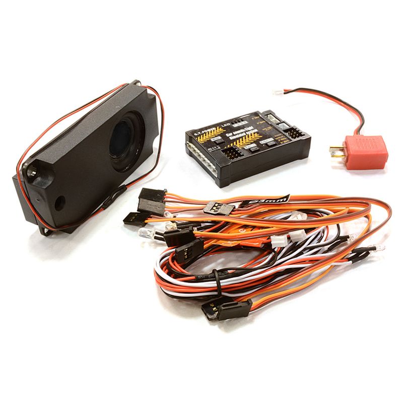 Integy G.T.Power Car Sounds/Light System 6 LED 40 Voices