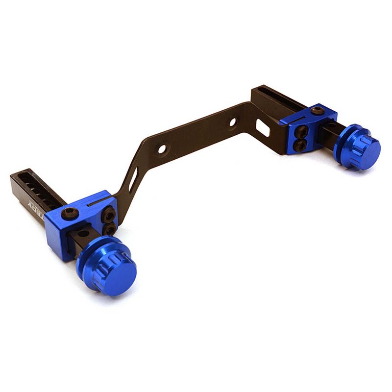 Integy Ext Front Body Mount & Post Set, Blue: SLH 4x4