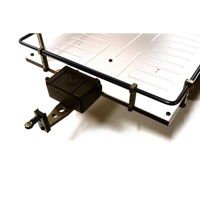 Integy Alloy Flatbed Dual Axle Car Trailer-1/10 RC Black
