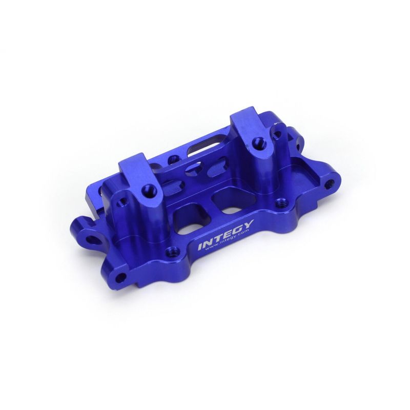 Integy Front Bulkhead, Blue: Rustler, Slash