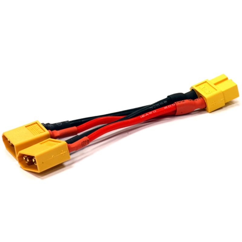 Integy XT60 Parallel 2-Battery Conn Adapter Wire Harness