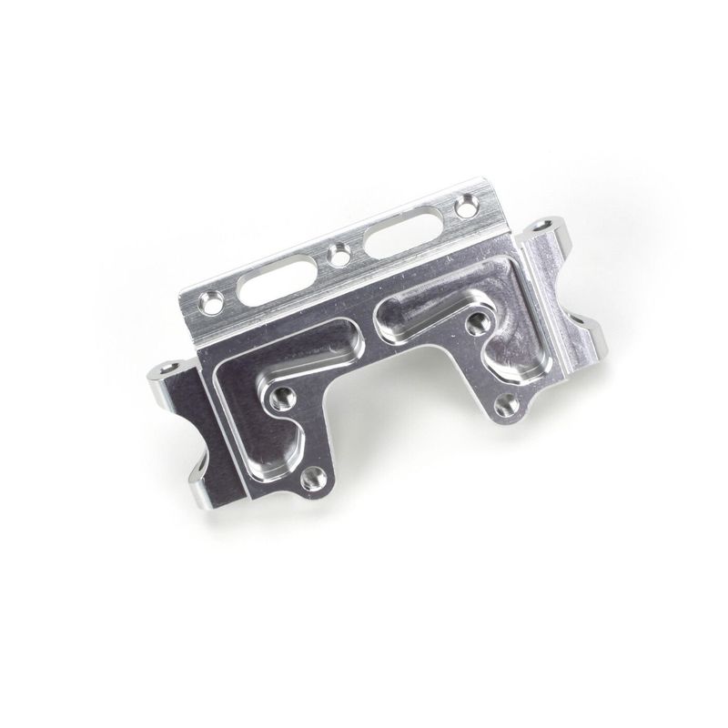 Integy Front Bulkhead, Silver: Rustler, Slash