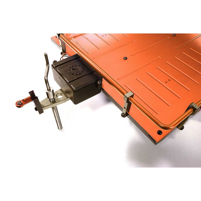 Integy Alloy Flatbed Dual Axle Car Trailer-1/10 RC Orange
