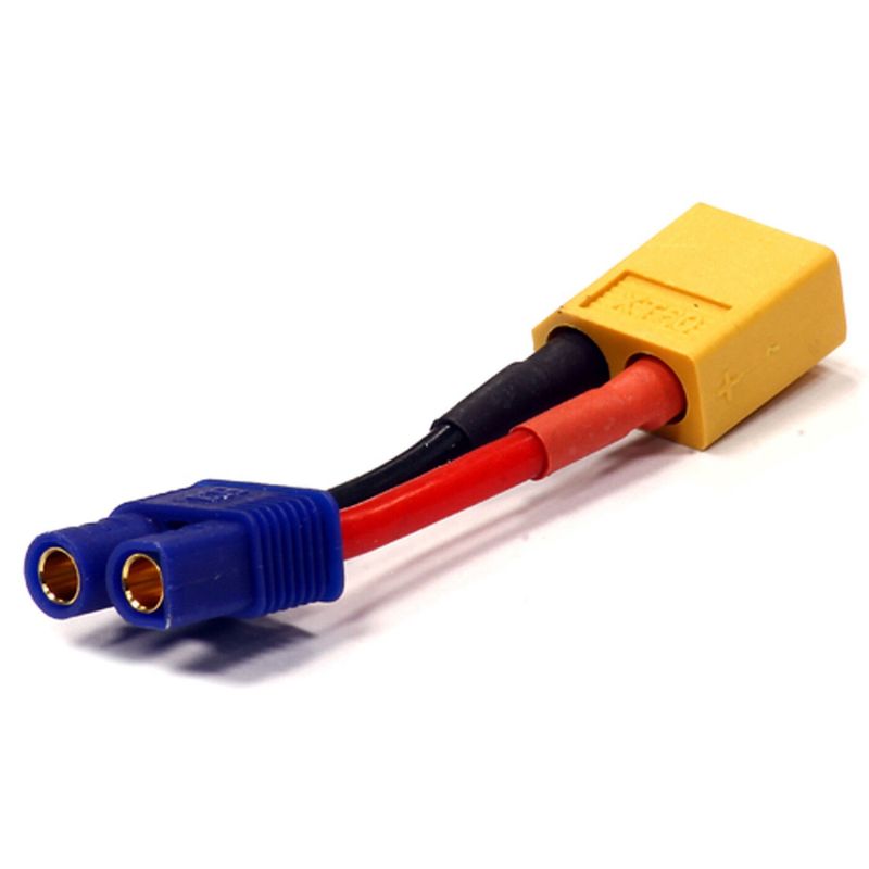 Integy XT-60 Male to EC3 Female Conn Adapter Wire Harness