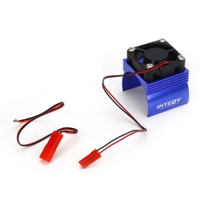 Integy Super Brushless Motor Heatsink / Fan, 540, Blue
