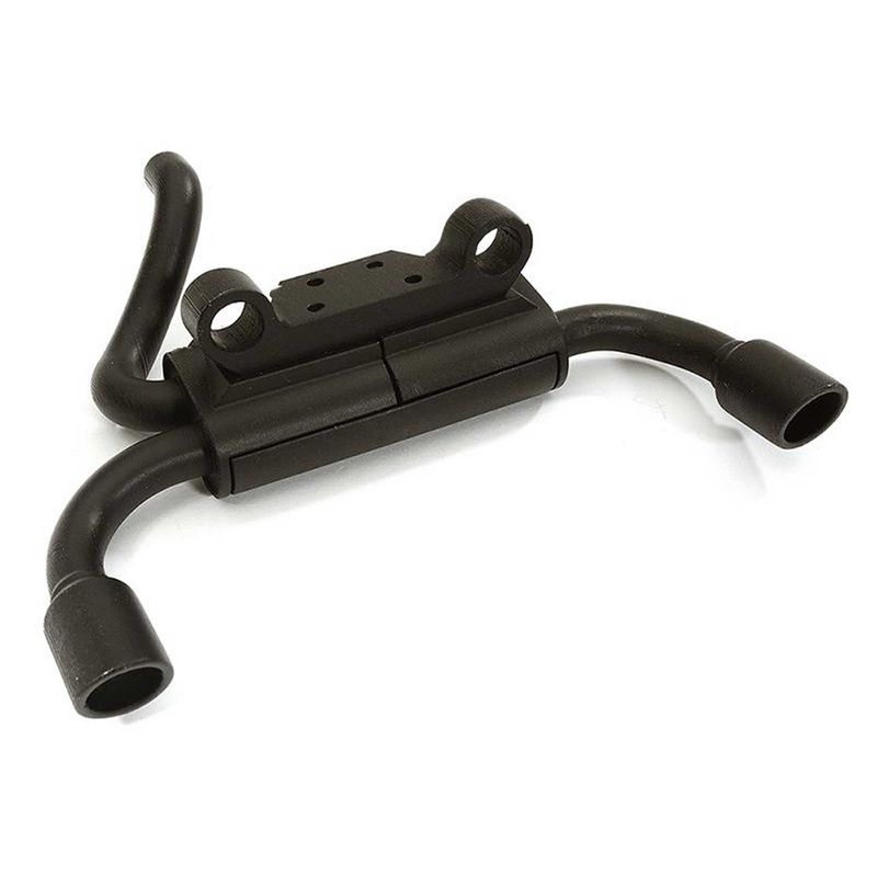 Integy Rear Mount Exhaust System w/Bumper Mount- SCX-10