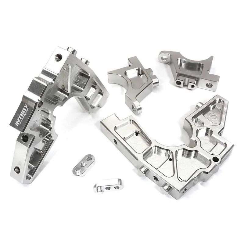 Integy Billet Machined Front Bulkhead Set: DBXL-E 2.0 4WD