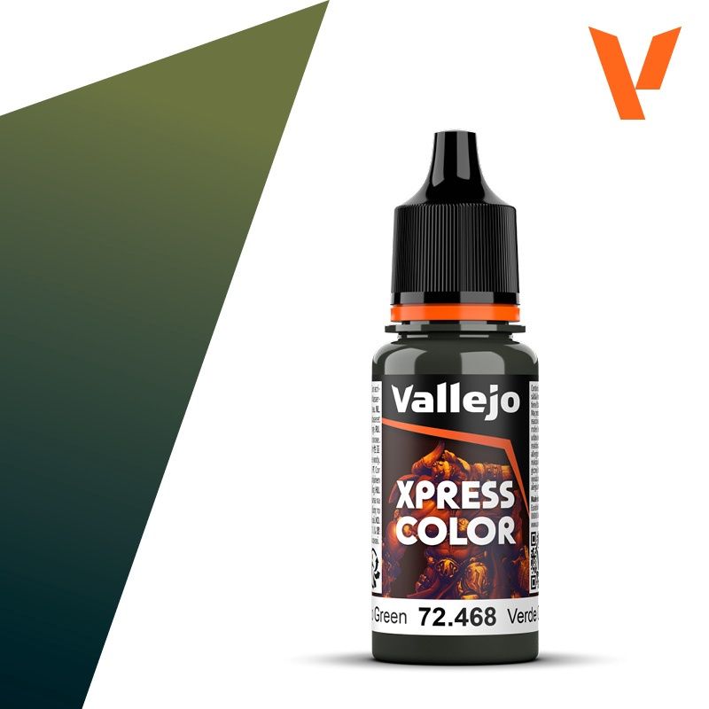 Vallejo 18ml Bottle Commando Green Xpress Color 72468