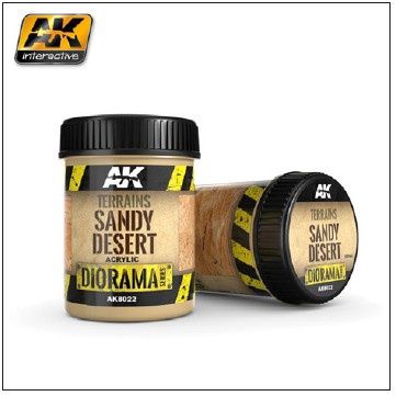 AK Interactive Terrains Sandy Desert - 250ml (Acrylic)