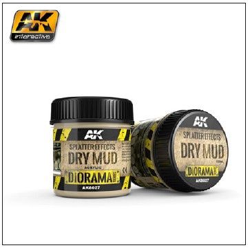 AK Interactive Splatter Effects Dry Mud - 100ml (Acrylic)