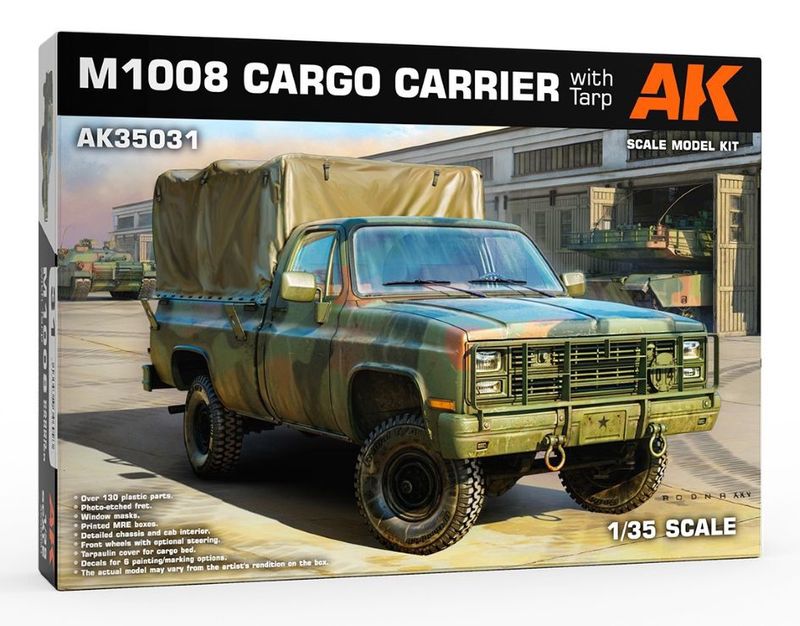 AK Interactive 1/35 M1008 Troop Carrier With Tarp