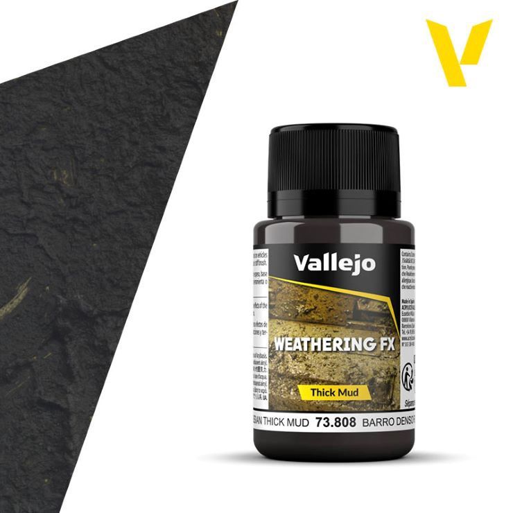 Vallejo 40ml Bottle Russian Thick Mud Weathering FX 73808