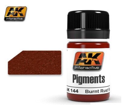 AK Interactive Brunt Rust Red Pigment