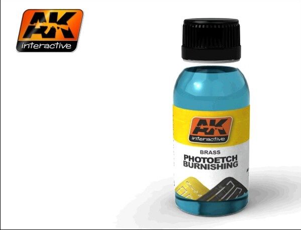AK Interactive Brass Photoetch Burnishing Liquid